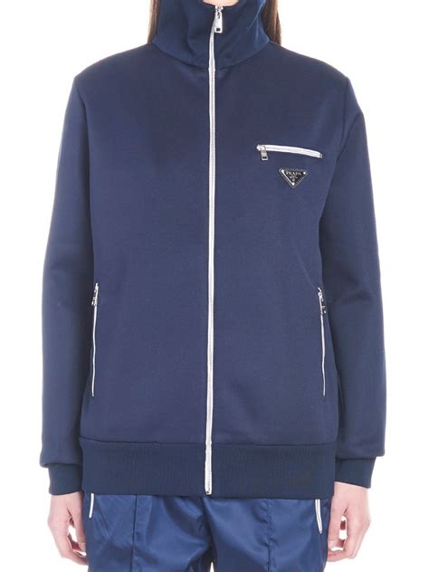 prada sweatshirt blue|Prada sweatshirt women's.